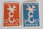 Nederland 1958 - nvph 713-714 - Europa – Letter E en duif, Verzenden, Na 1940