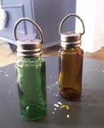 Kleine flesjes van gekleurd glas, Antiek en Kunst, Ophalen of Verzenden