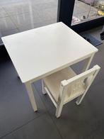 Ikea houten kindertafel en stoel, Gebruikt, Tafel(s) en Stoel(en), Ophalen