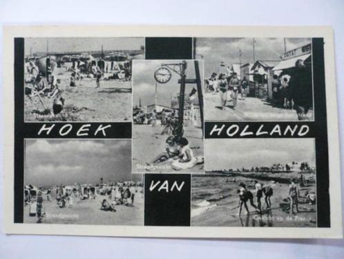hoek van holland gelopen 4 luikkaart, Verzamelen, Ansichtkaarten | Nederland, Gelopen, Zuid-Holland, 1940 tot 1960, Ophalen of Verzenden