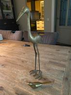Vintage retro kraanvogel 40 cm jaren 60, Antiek en Kunst, Kunst | Designobjecten, Ophalen of Verzenden