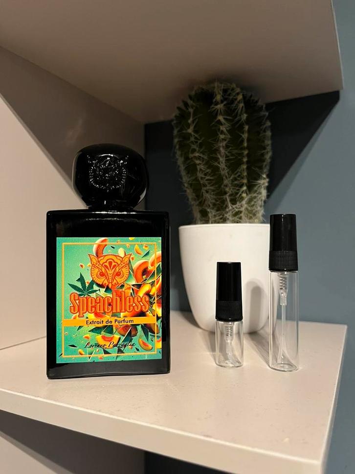 Lorenzo pazzaglia speachless sample, Sieraden, Tassen en Uiterlijk, Uiterlijk | Parfum, Zo goed als nieuw, Ophalen of Verzenden