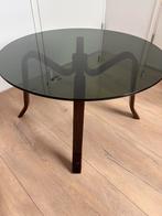 Prachtige vintage scandinavian design Brunstad salontafel, Huis en Inrichting, Tafels | Salontafels, Ophalen, 50 tot 100 cm, Rond