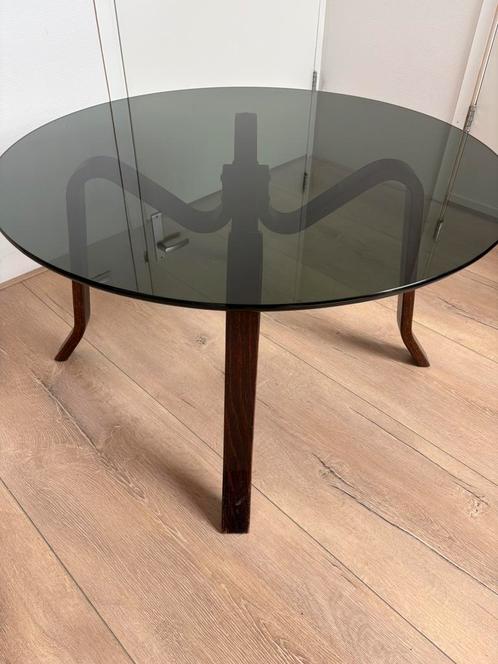 Prachtige vintage scandinavian design Brunstad salontafel, Huis en Inrichting, Tafels | Salontafels, Gebruikt, Minder dan 50 cm