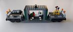 Lego trein wagon: dieplader met kart in container, Ophalen of Verzenden, Nieuw, Complete set, Lego