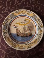 Groot bord tgv 25 jarig regerings jubileum Kon Wilhelmina, Ophalen of Verzenden, Gebruikt, Servies