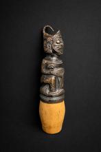 Balinese krisheft verzilverd, Ophalen of Verzenden