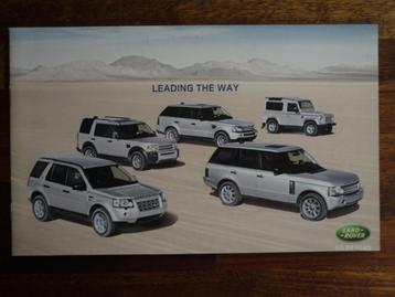 Land-Rover programma (2007) beschikbaar voor biedingen