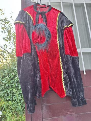Pietenkostuum rood/zwart maat XL beschikbaar voor biedingen