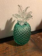 Riverdale ananas beeld decoratie groen blauw glas nieuw, Nieuw, Overige typen, Verzenden