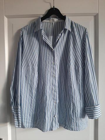 Gerry Weber blauw/wit gestreepte blouse maat 42/44/46 beschikbaar voor biedingen