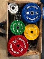 277,5 kg Crossmaxx Competitieplates - Complete Set, Sport en Fitness, Fitnessmaterialen, Ophalen, Halterschijven, Gebruikt, Crossmaxx
