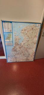 Wandkaarten/Landkaarten Nederland + Belgie/Luxenburg, Boeken, Atlassen en Landkaarten, Nederland, Gelezen, 1800 tot 2000, Landkaart