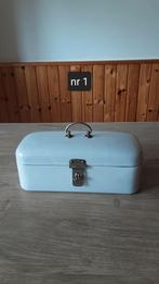 EMAILLE WIT KOEKTROMMELTJE., Antiek en Kunst, Antiek | Emaille, Ophalen of Verzenden