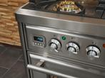 🔥Luxe Boretti Majestic Fornuis 100cm RVS 2 ovens 6 pits, Witgoed en Apparatuur, Fornuizen, Niet ingevuld, 60 cm of meer, Niet ingevuld