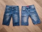 Korte broek, jeans, maat 128/slim, Jongen, Ophalen of Verzenden, Broek, Zo goed als nieuw