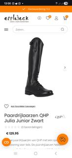 Leren paardrijlaarzen QHP Julia Junior 35N, Ophalen, Gebruikt, Kinderen, Dressuur