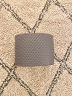 Lampenkap grijs patroon retro, Ophalen of Verzenden, Gebruikt, Grijs, Rond