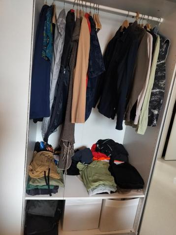 Ikea Pax kast met schuifdeuren en dubbel hanggedeelte - afbeelding 4