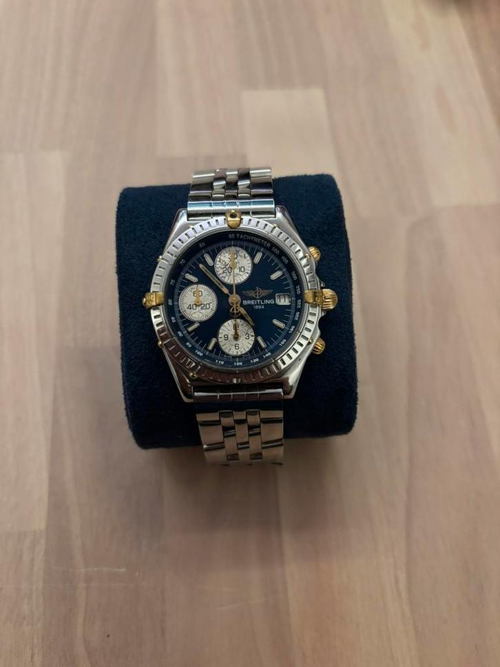 Breitling Chronomat 39mm ref: B13050, Sieraden, Tassen en Uiterlijk, Horloges | Heren, Gebruikt, Polshorloge, Breitling, Goud