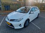 Toyota Auris Touring Sports 1.8 Hybrid Lease+ CLIMA/PANO/XEN, Auto's, Toyota, Stof, Wit, Origineel Nederlands, Grijs
