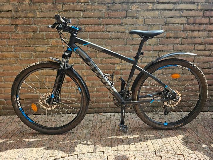 Mountainbike B-twin Rockrider 520, maat M, in nieuwstaat., Fietsen en Brommers, Fietsen | Mountainbikes en ATB, Zo goed als nieuw
