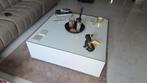 Salontafel hoogglans wit, Huis en Inrichting, Ophalen, Zo goed als nieuw, Minder dan 50 cm, Rechthoekig
