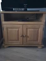 Blank eiken tv kastje, Ophalen, Gebruikt, 50 tot 100 cm, Minder dan 100 cm