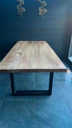 Eettafel mangohout, Tuin en Terras, Tuintafels, Verzenden, Zo goed als nieuw, Rechthoekig, Hout