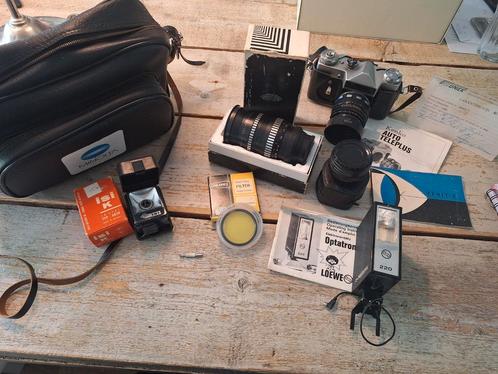 Zenit E camera /Helios 44 lens (f/2 58mm) en veel extra's, Audio, Tv en Foto, Fotocamera's Analoog, Gebruikt, Spiegelreflex, Overige Merken