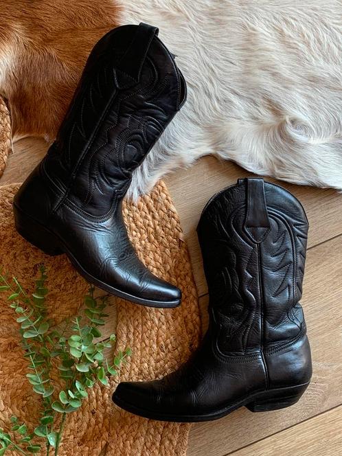 Cordones cowboylaarzen 37 western boots bohemian laarzen, Kleding | Dames, Schoenen, Zo goed als nieuw, Hoge laarzen, Zwart, Ophalen of Verzenden