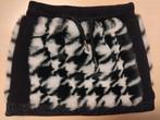 Rok zwart / wit teddy winterrok maat 86 / 92 rokje, Ophalen of Verzenden, Zo goed als nieuw, Meisje, Jurkje of Rokje