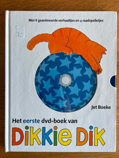 Jet Boeke - Dikkie Dik het eerste dvd-boek, Boeken, Kinderboeken | Baby's en Peuters, Zo goed als nieuw, Ophalen of Verzenden