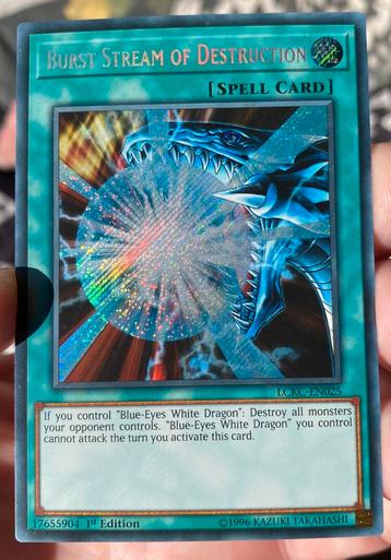 Yu-Gi-Oh! Burst Stream of Destruction LCKC 1st Edition ! beschikbaar voor biedingen