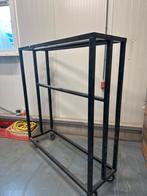 Stalen kar met zwenkwielen., Ophalen, Gebruikt, Nvt, Nvt