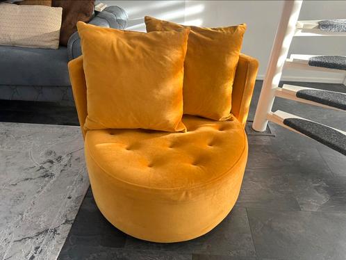 Fauteuil cognac zo goed als nieuw!, Huis en Inrichting, Fauteuils, Zo goed als nieuw, 75 tot 100 cm, Ophalen of Verzenden