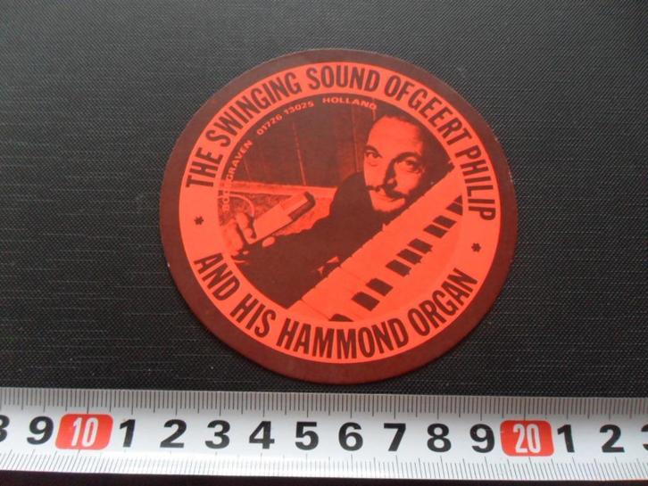 stickers Boodegraven The Swinging Sound of Geert Philip, Verzamelen, Stickers, Zo goed als nieuw, Ophalen