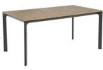 De Lesli Living Arezzo Tuintafel - Teaklook nieuw in doos!, Ophalen, Nieuw, Rechthoekig, Aluminium