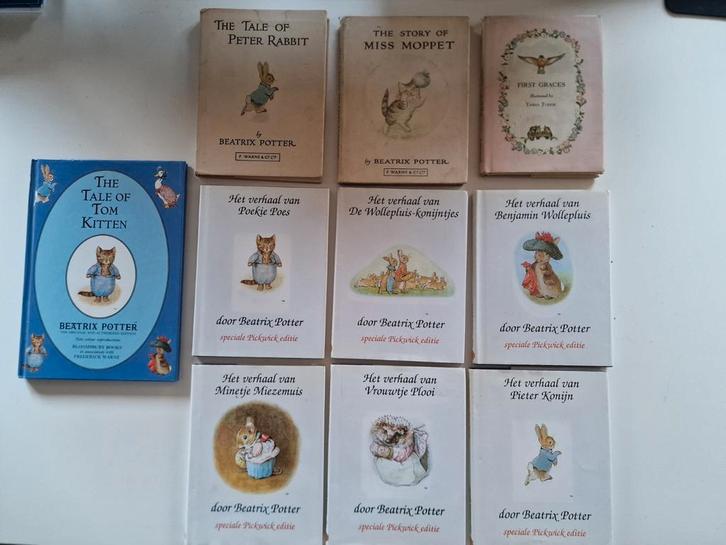Beatrix Potter en Tasha Tudor Boekjes, Boeken, Kinderboeken | Jeugd | onder 10 jaar, Gelezen, Sprookjes, Ophalen of Verzenden