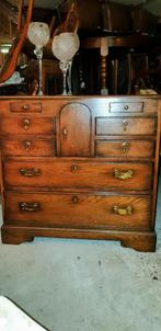 Antique eiken rac ladenkast, Huis en Inrichting, Ophalen, 50 tot 100 cm, Zo goed als nieuw, Minder dan 100 cm