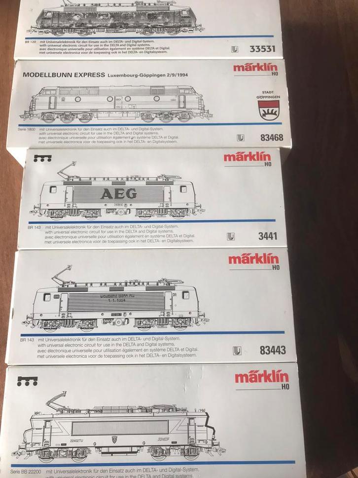 Marklin locs Delta, Hobby en Vrije tijd, Modeltreinen | H0, Nieuw, Locomotief, Wisselstroom, Märklin, Ophalen of Verzenden