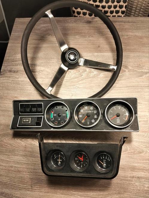 Kadett B toerenteller/stuur/extra meters, Auto-onderdelen, Besturing, Oldtimer onderdelen, Opel, Gebruikt, Ophalen of Verzenden