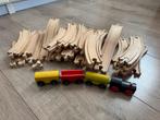 IKEA Houten Treinbaan met Treinen, Ophalen of Verzenden, Zo goed als nieuw, Complete set, Lego
