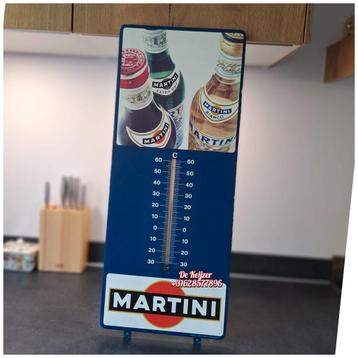 Martini reclamebord met thermometer  beschikbaar voor biedingen
