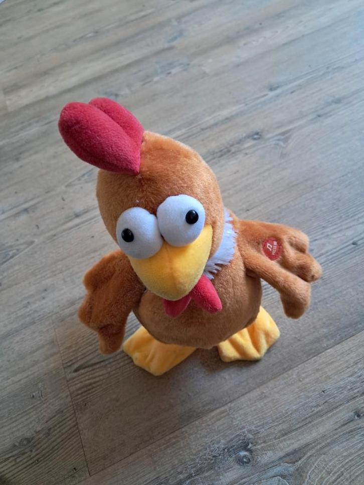 Dansende Kip Knuffel met Muziek, Kinderen en Baby's, Speelgoed | Knuffels en Pluche, Zo goed als nieuw, Ophalen of Verzenden