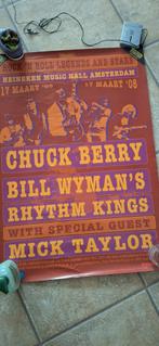 Chuck Berry Poster bill wyman mick- Heineken Music Hall 2008, Verzamelen, Ophalen of Verzenden, A1 t/m A3, Muziek, Rechthoekig Staand