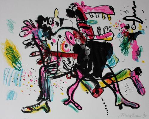 Anton Martineau - Litho: Tango - 1998, Antiek en Kunst, Kunst | Litho's en Zeefdrukken, Ophalen of Verzenden