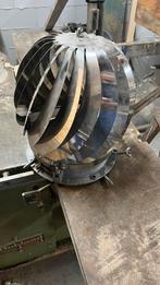 RVS Roterende trekkap schoorsteen/houtkachel - Nieuw, Ophalen of Verzenden, Nieuw, Afzuiger