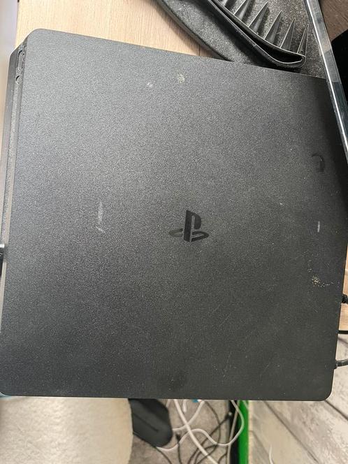 Ps4 slim zwart, Spelcomputers en Games, Spelcomputers | Sony PlayStation 4, Zo goed als nieuw, Slim, Zonder controller, Ophalen