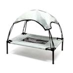 Hondenbed "Outdoor" met zonnedak | Maat XL | Grijs, Dieren en Toebehoren, Verzenden, Nieuw